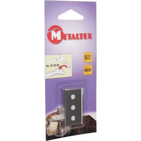 Recarga de 5 hojas para rascador de ventanas - Metaltex