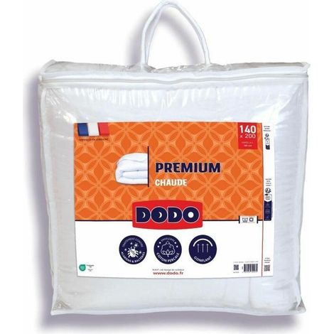 WARME BETTDECKE – DODO – PREMIUM – 220 X 240 CM – 250 G/M² – WEISS