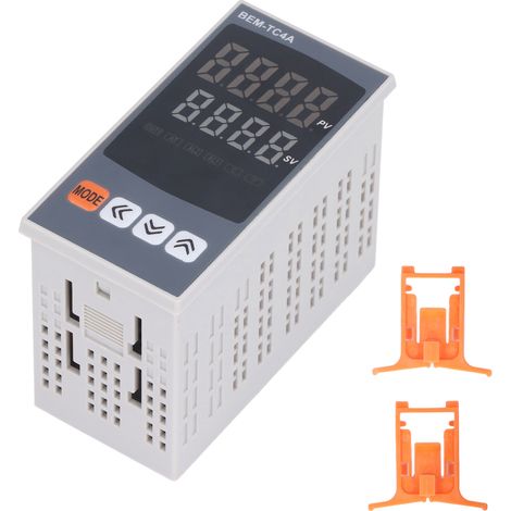 PID-BERM-Thermostat mit LED-Smart-Display, Temperaturregler mit zwei Ausgängen (100–240 V AC), einstellbarer Regler (1/5)