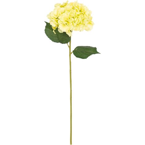 Stelo di ortensia artificiale serata verde chiaro h83cm - Atmosphera créateur d'intérieur (1/2)