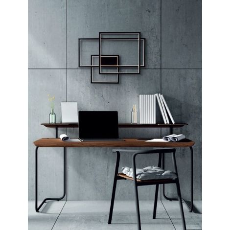 Applique GEOMETRIC LED 45W nera dimmerabile Maxlight