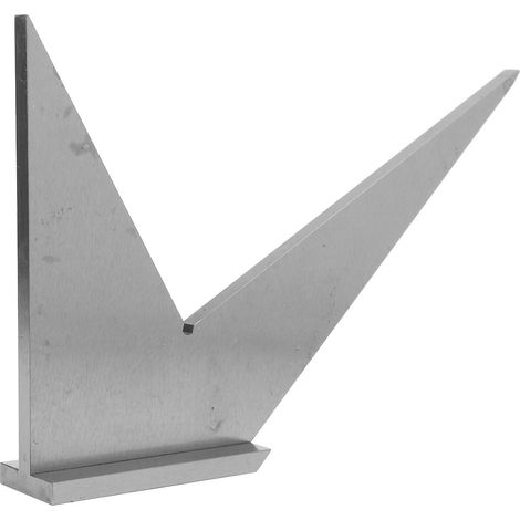 Équerre multifonction à angles 30 45 90 120° norme DIN 875/2 règle d'ongleur métallier avec socle en acier carbone 110x59mm (1/5)