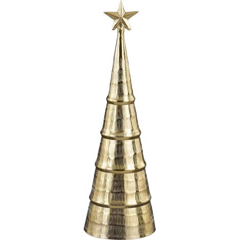 Mica Decorations Sapin de Noël décoratif Or H43xl13xL13cm (1/3)