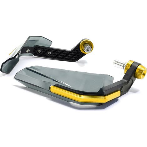 Protège-mains de moto haute résistance aux chocs, déflecteur de vent pour guidon, couleur or (1/5)