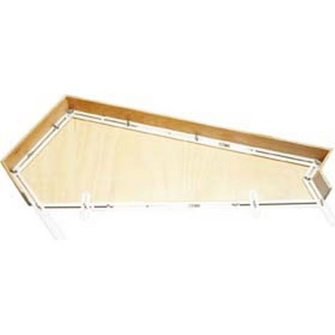 Hedue – Jeu de 13 gabarits en angle – Pour transmission de contours à angles multiples – Coffret en bois pour rénovation d'escaliers (1/5)