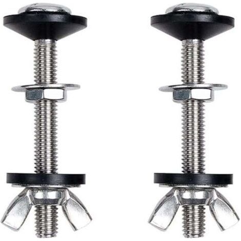 2 Pieces Toilet Tank Fixing Screws Connection and Installation Toilet Accessories (1/4)