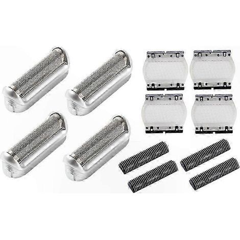 Braun Scherköpfe als Ersatz für Serie 5S P40 P50 P60 P70 P80 P90 M30 M60 - 4 Sets Scherfolie & Schneidklingen (1/5)