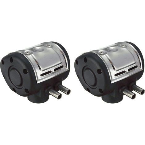 2X pneumatic pulsator for cow milking machine stainless (1/4)