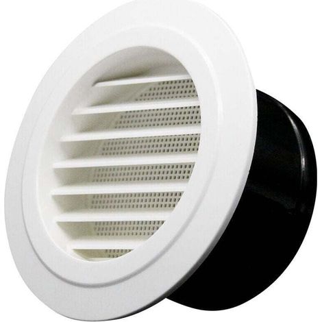 Grille aération VMC, XU, 75mm Bouche de Ventilation avec Grille de Protection - ABS (ø75mm), produit qualité supérieure, durable et fiable, matériaux sélectionnés , satisfaction garantie - K (1/4)