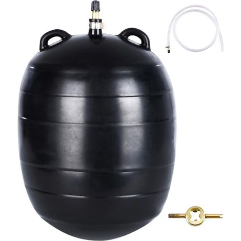 Bouchon de tuyau gonflable, bouchon test d'égout en caoutchouc pour inspection des canalisations d'eaux usées, avec d'extension et kit valve - 8 inch
