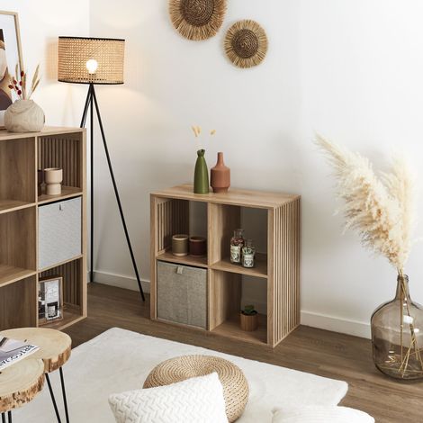 Rangement Modulable - HOME DECO FACTORY - Klaus - Marron (1/5)