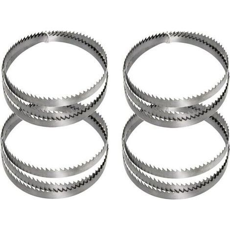 Satz mit 4 SK5-Bandsägeblättern 1425 mm x 6,35 mm x 0,35 mm x 6 Zähne pro Zoll
