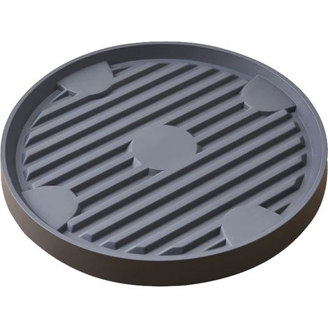 Plant Caddy - 4 Hidden Wheels - Rolling Planter Base for Indoor Pots - Gray - 1 Unit (1/5)
