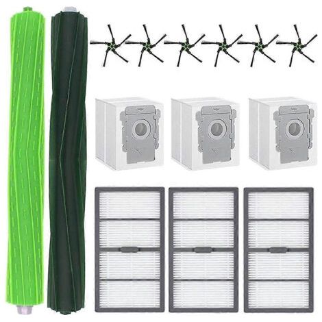 BARKBUSTERS Accessoires pour aspirateur robot iRobot Roomba S9 9150 S9+ Plus : rouleau principal, brosse latérale, filtre HEPA et sac à poussière (1/5)