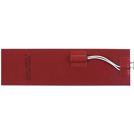 Resistencia Silicona Calienta Tapas 100W 230V  210x58mm  Con Termostato 130ºC  Calentador Flexible Hostelería Profesional