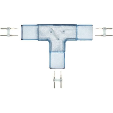 Connecteur T 6mm pour ruban LED 220V 3014 25 ou 50 mètres