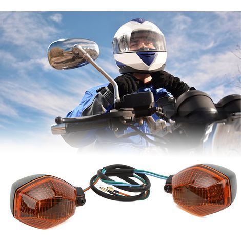 2-Piece Motorcycle Front and Rear Turn Signals for Suzuki DL 1000 650 V-Strom, Amber (1/5)