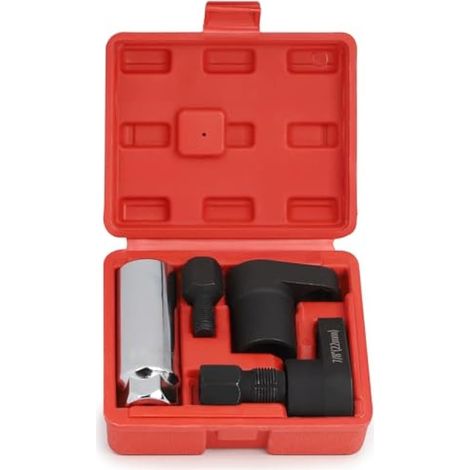 Jeu de 5 clés pour sonde lambda, outil de réparation de filetage pour capteur lambda, capteur d'oxygène automobile (1/5)