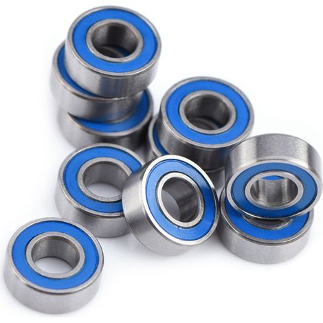 10 Stück Miniatur-Kugellager 5x11x4mm MR115-2RS Stahl mit doppelter Abschirmung (1/5)
