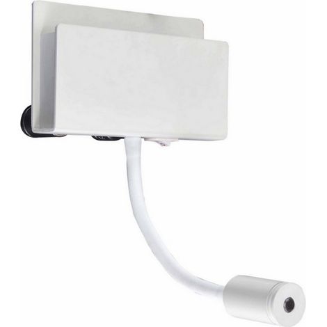 Inspired Mantra Fusion - Cabarete - Applique Murale Rectangulaire 2 x 3W LED 3000K, 470lm, Blanc Commuté (1/5)