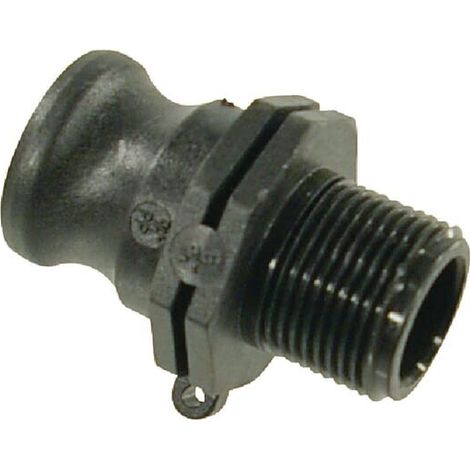 Camlock Tipo F 3/4" rosca macho 1/2" polipropileno ARAG 18103F2