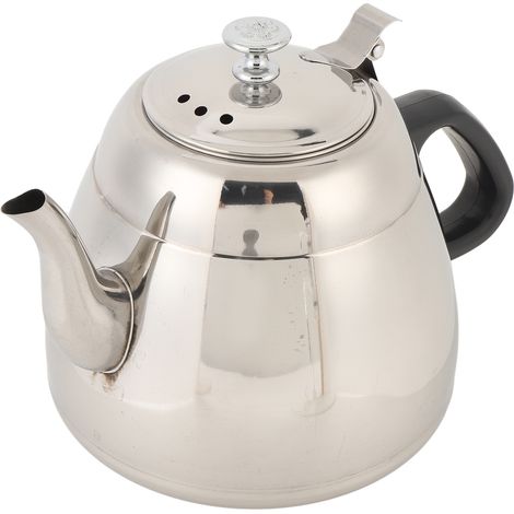 Bouilloire en acier inoxydable épais, grande capacité, poignée ergonomique, avec filtre à thé, 2,0 L/2000 ml (1/5)