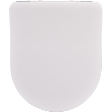 Sedile Wc Ammortizzato In Termoindurente Bianco Lucido