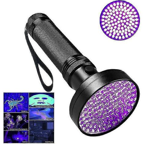 UV-LED-Skorpiondetektor, Jägerfinder, Ultraviolette Schwarzlicht-Taschenlampe, Banknotenprüflampe (1/3)