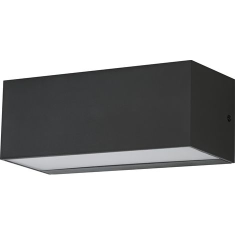 OSRAM Luminaire extérieur ENDURA STYLE IDRI WALL, 12,5W, 700lm, applique murale, gris foncé, classe de protection IP65, température de couleur 3000K, ton blanc chaud (1/4)