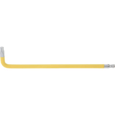 Clé mâle coudée Torx à embout sphérique, XL, T30, jaune clair (1/4)