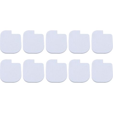 Lot de 10 filtres à air en coton haute précision, compatibles avec les tronçonneuses Poulan P3314, P3314WS, P3314WSA et P3416. (1/5)