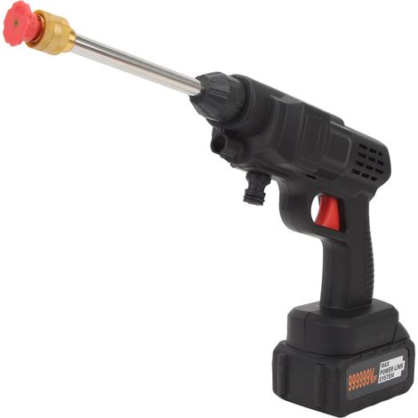 2-MPa-21-V-Akku-Hochdruckreiniger, Schaummaschine für Autos, tragbare Waschpistole, 100–240-V-EU-Stecker-Ladegerät (1/5)