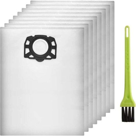 Confezione da 8 sacchetti filtro di ricambio per aspirapolvere Kärcher WD5 WD4 WD6 MV4 MV5 MV6 2.863-006.0-Crezuo-Crezuo