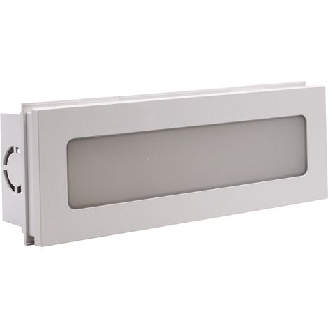 SEGNAPASSO LED 6W 220V IP65 BIANCO OPACO INCASSO LUCE SWITCH 3000K-4200K-6400K
