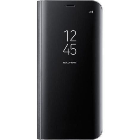 Samsung Clear View Cover Stand S8+ Schwarz (1/5)