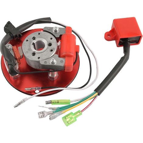 Rotor à bobine haute vitesse compatible avec les moteurs horizontaux de motos tout-terrain de 110 cm3, 125 cm3 et 140 cm3. (1/5)