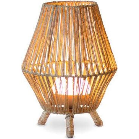 Außen Tischleuchte LED Akku tragbar kabellos 32,5 cm hoch IP65 Fernbedienung Dimmer 2700 K Outdoor Tischlampe Balkon Terrasse (1/4)
