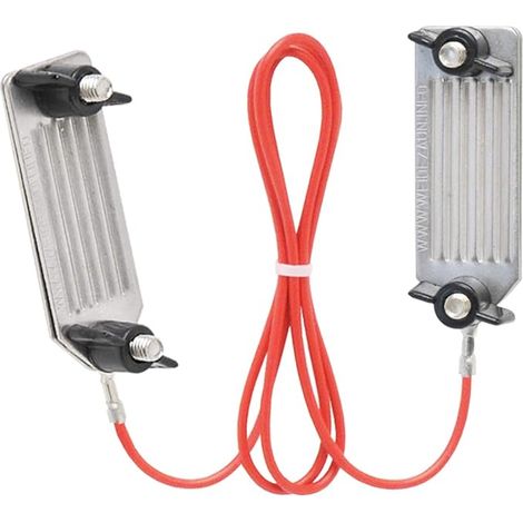 câble de jonction Ruban, à vis, 60 cm, Acier INOX, pour clôture électrique (1/2)