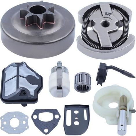 .325 7T Embrayage Tambouriner Air Filtre Huile Pompe Kit Pour Husqvarna 142 141 137 136 36 41 (1/4)
