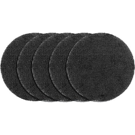 Grille abrasive Velcro 180 mm, K180, lot de 5 pour meuleuse 59G263 (1/5)