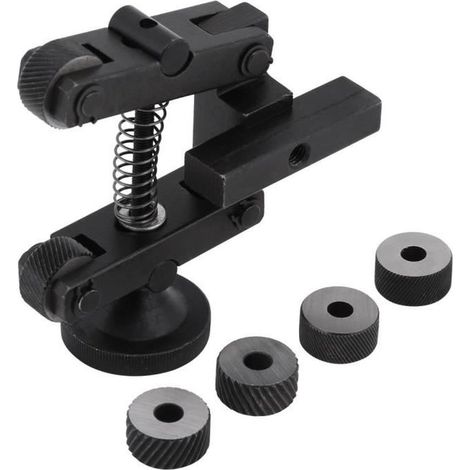 Moletage outil porte-molette outil de moletage linéaire tour tige réglable avec roue 1 pcs-TIP