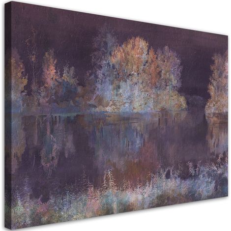 Tableau décoratif vue sur le lac 100x70 (1/5)