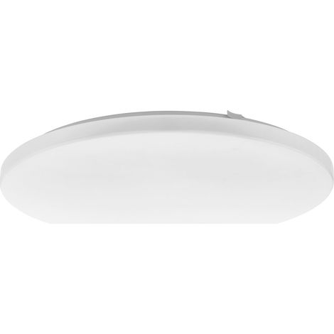 Plafoniera Moderna Frania-Z Acciaio Bianco Plastica Led 30W Ip20