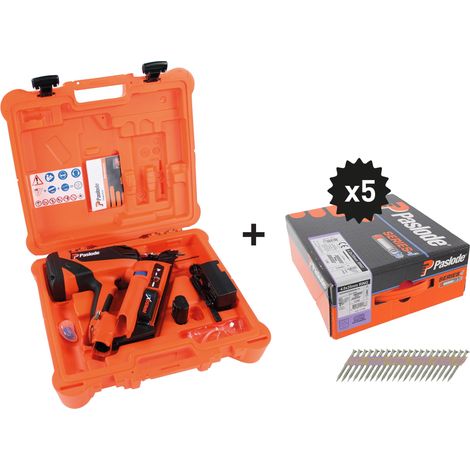Cloueur à gaz autonome PPN50Xi avec 1 pack 4X35 Hard CTR GAL en coffret standard - SPIT PASLODE - 054706