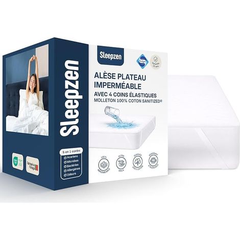 Protège Matelas 100x200 cm – Imperméable, Respirant (1/5)