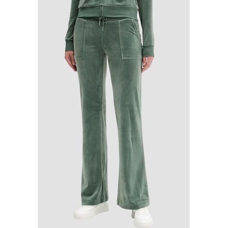 Pantaloni della tuta da donna Juicy Couture Layla a vita bassa con tasche, taglia S (1/5)