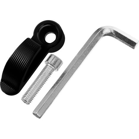 Crochet de Guidon Noir Design Polyvalent en Alliage D'aluminium Capacité de Charge, Accessoire Moto Élégant et Fonctionnel pour Casque de Moto (1/5)