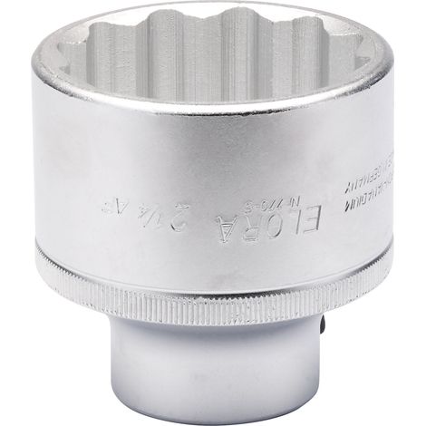 Elora 2.1/4" Bi-Hexagon Socket, 3/4" Drive, Hardened, Tempered, Chrome-Plated, Model 00666 (1/5)