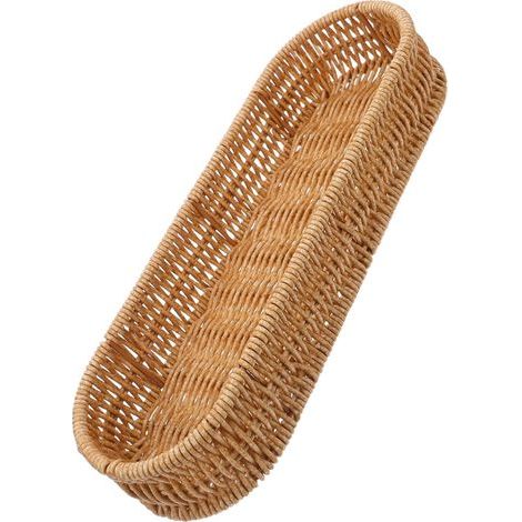Cesti portaposate intrecciati a mano, scaffali portaoggetti, vassoi per utensili da cucina, oggetti decorativi - 2693 cm