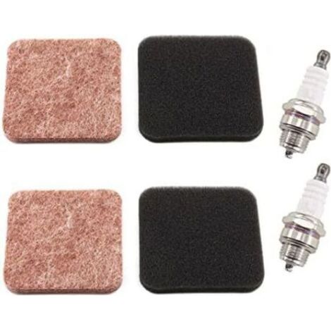 2 filtres à air avec bougie dallumage pour Stihl FS74 FS75 FS76 FS80 FS80R FS85 FS85R FS85RX BG72 BG75 Stihl HS75 HS80 (1/5)